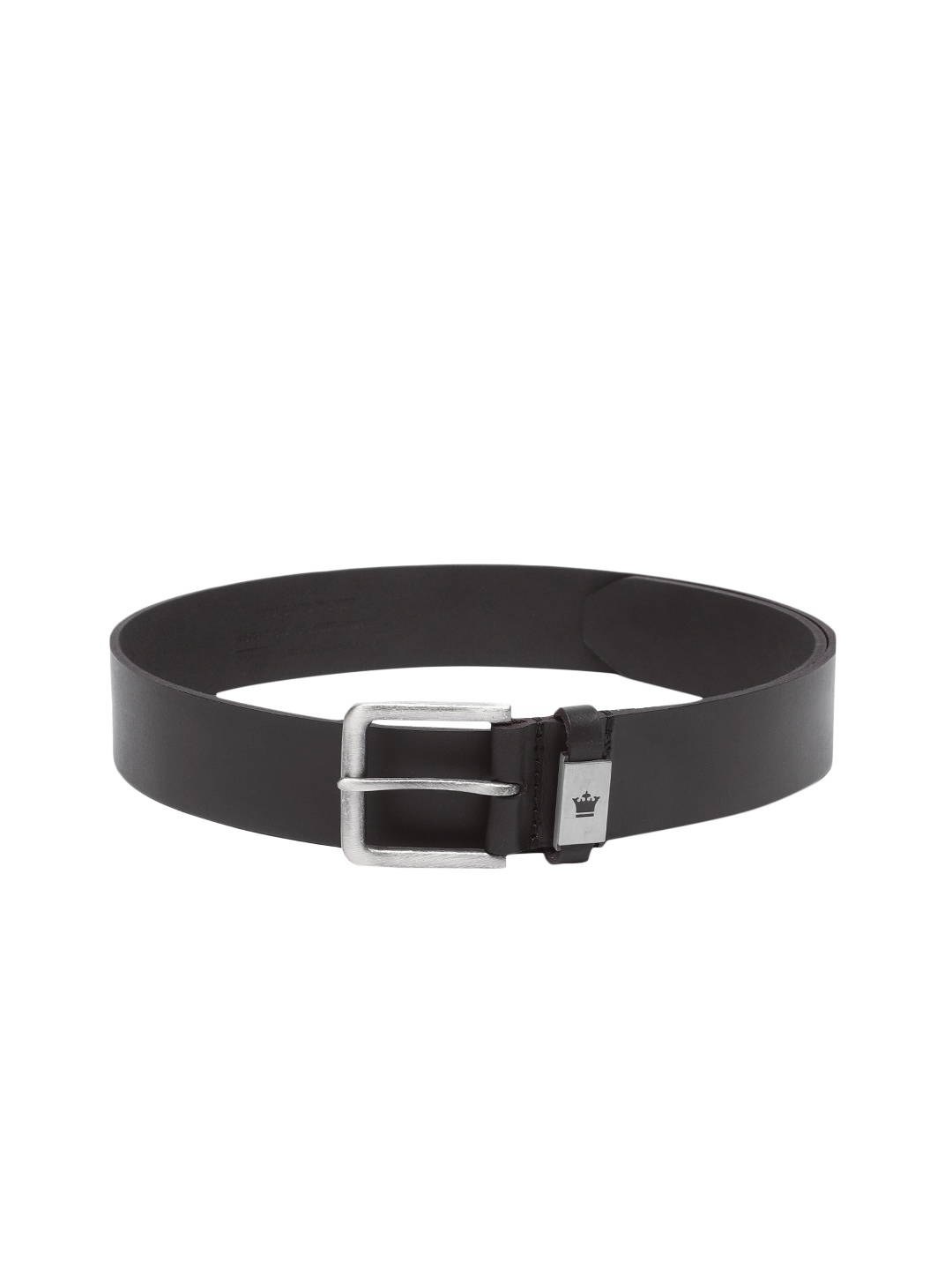 

Louis Philippe Sport Men Solid Leather Belt, Black