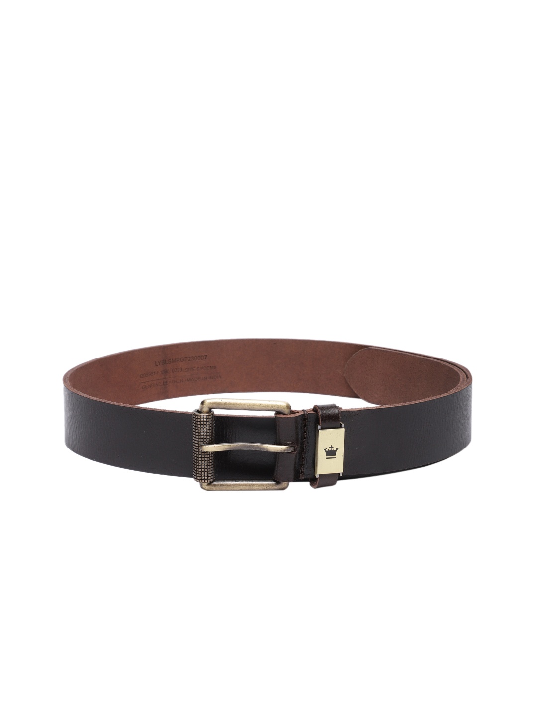 

Louis Philippe Sport Men Solid Leather Belt, Black