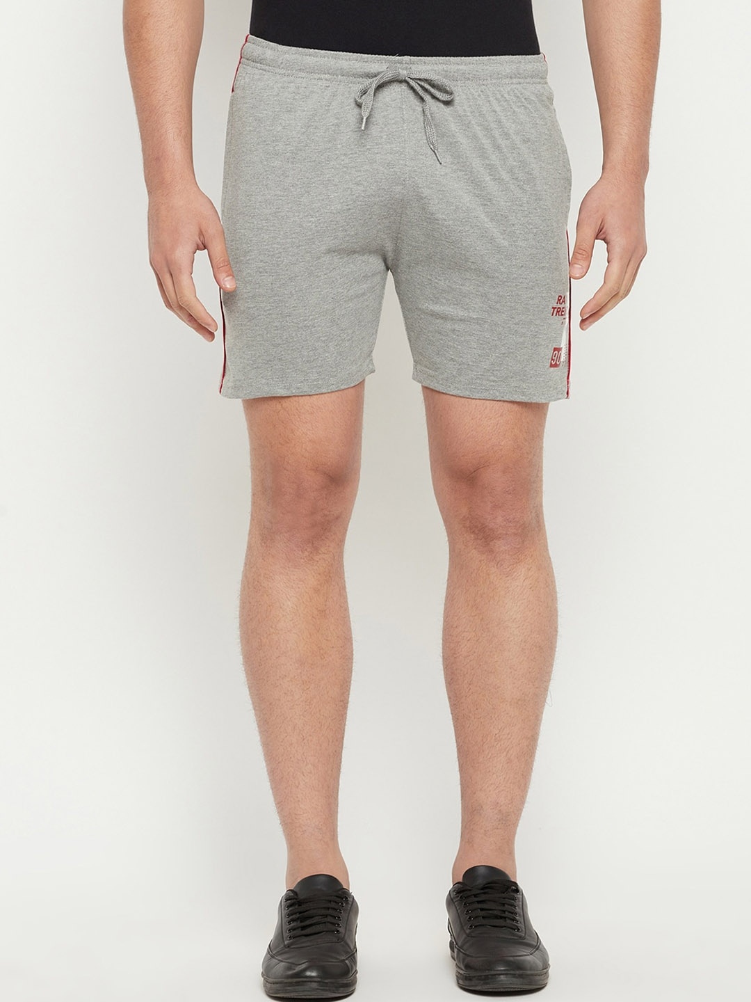 

Duke Men Mid-Rise Shorts, Grey