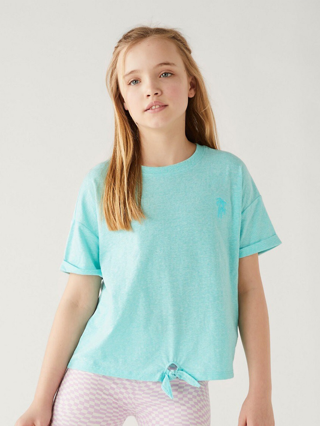 

Marks & Spencer Girls Round Neck T-shirt, Sea green