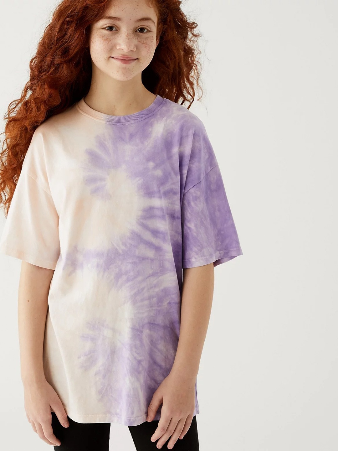 

Marks & Spencer Girls Dyed Pure Cotton T-shirt, Pink
