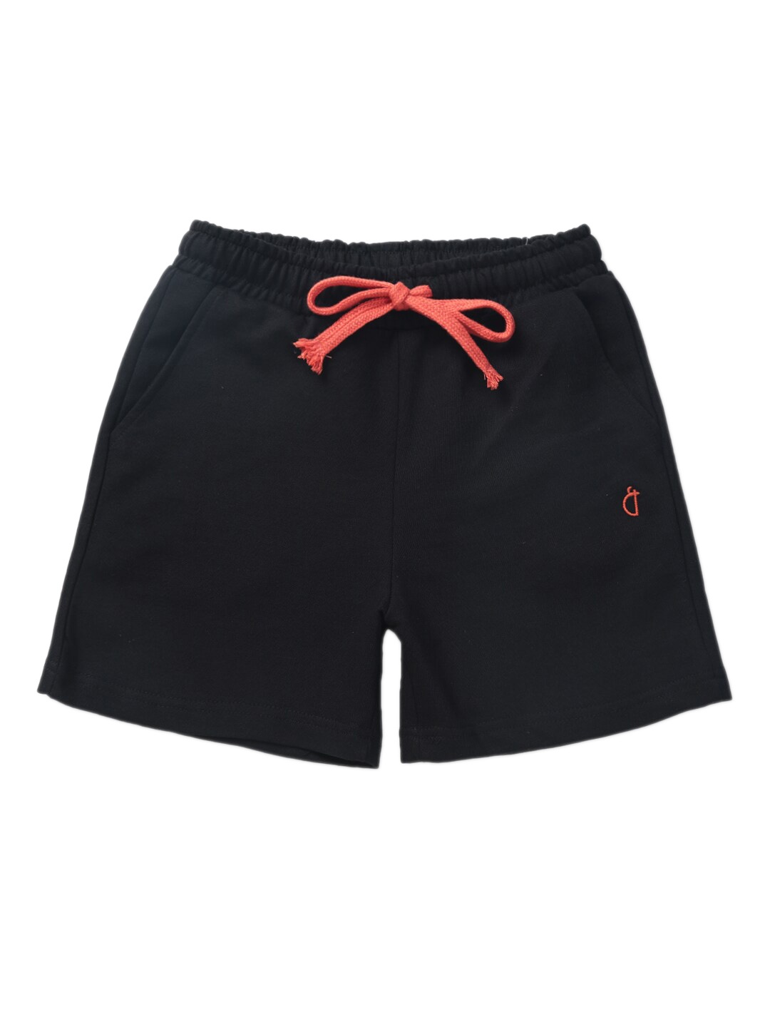 

Gini and Jony Boys Mid Rise Cotton Shorts, Black