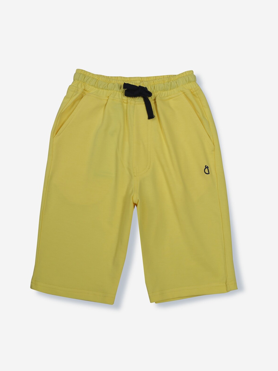 

Gini and Jony Boys Mid Rise Cotton Shorts, Yellow