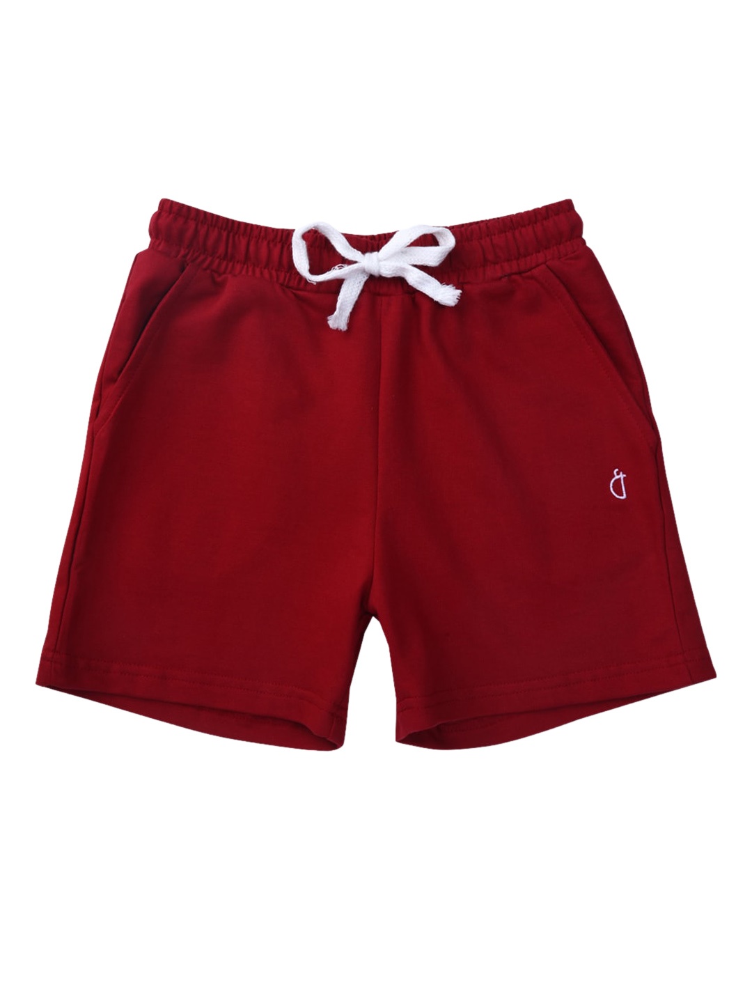 

Gini and Jony Boys Mid-Rise Cotton Shorts, Red