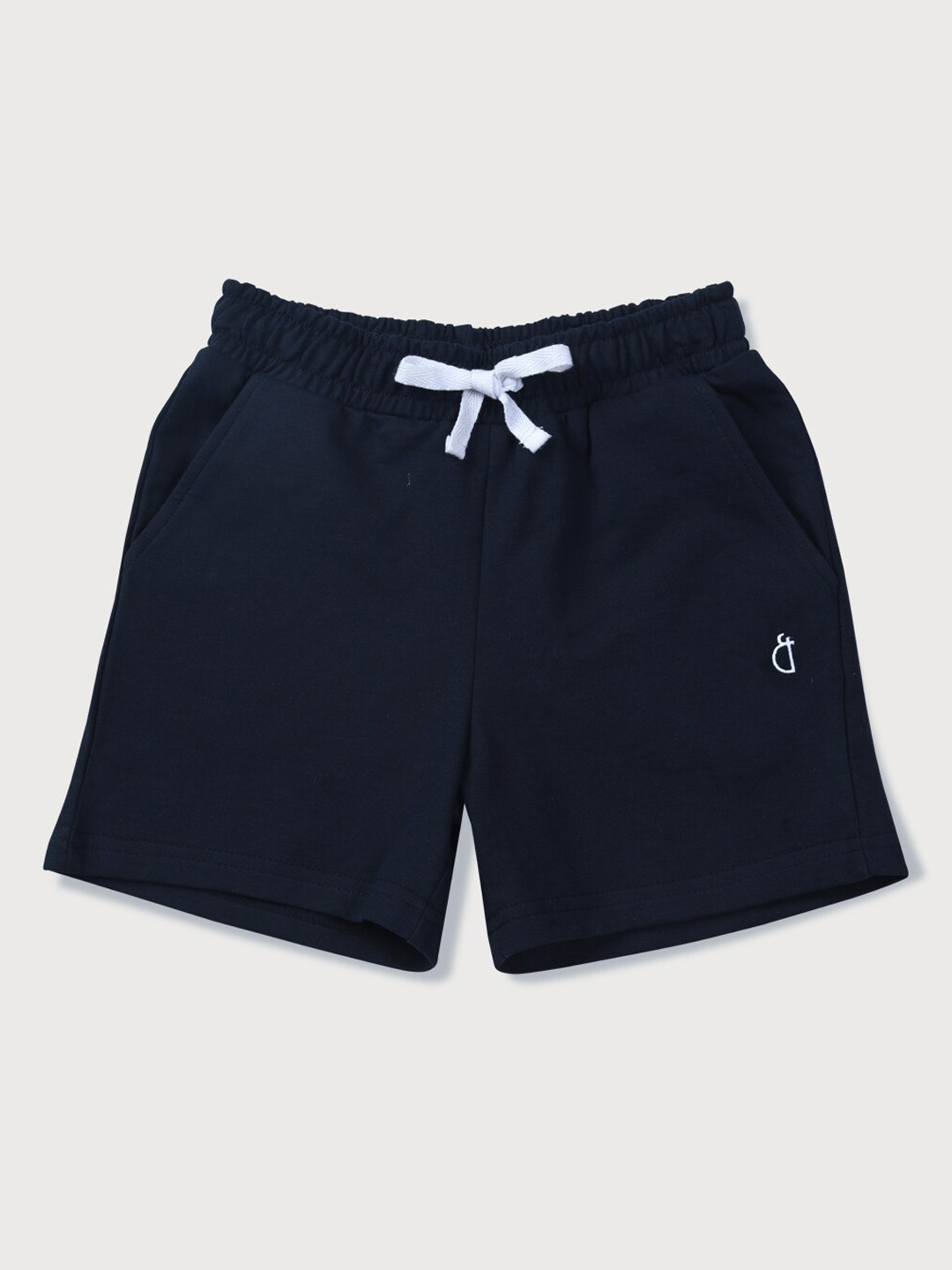

Gini and Jony Girls Mid-Rise Cotton Shorts, Blue