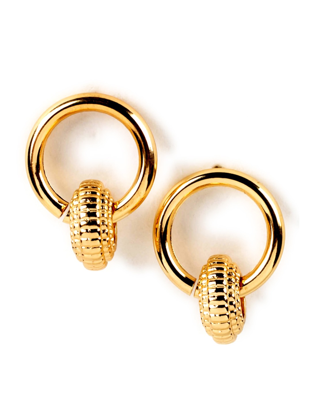 

Jewelz Gold-Plated Contemporary Studs Earrings