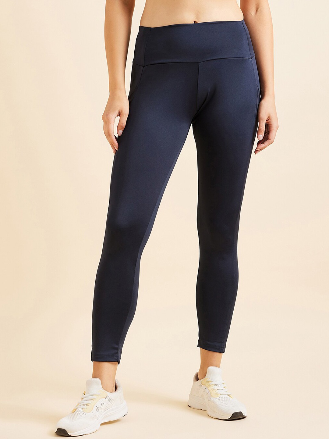 

Sweet Dreams Women Navy Blue Ankle Length Tights