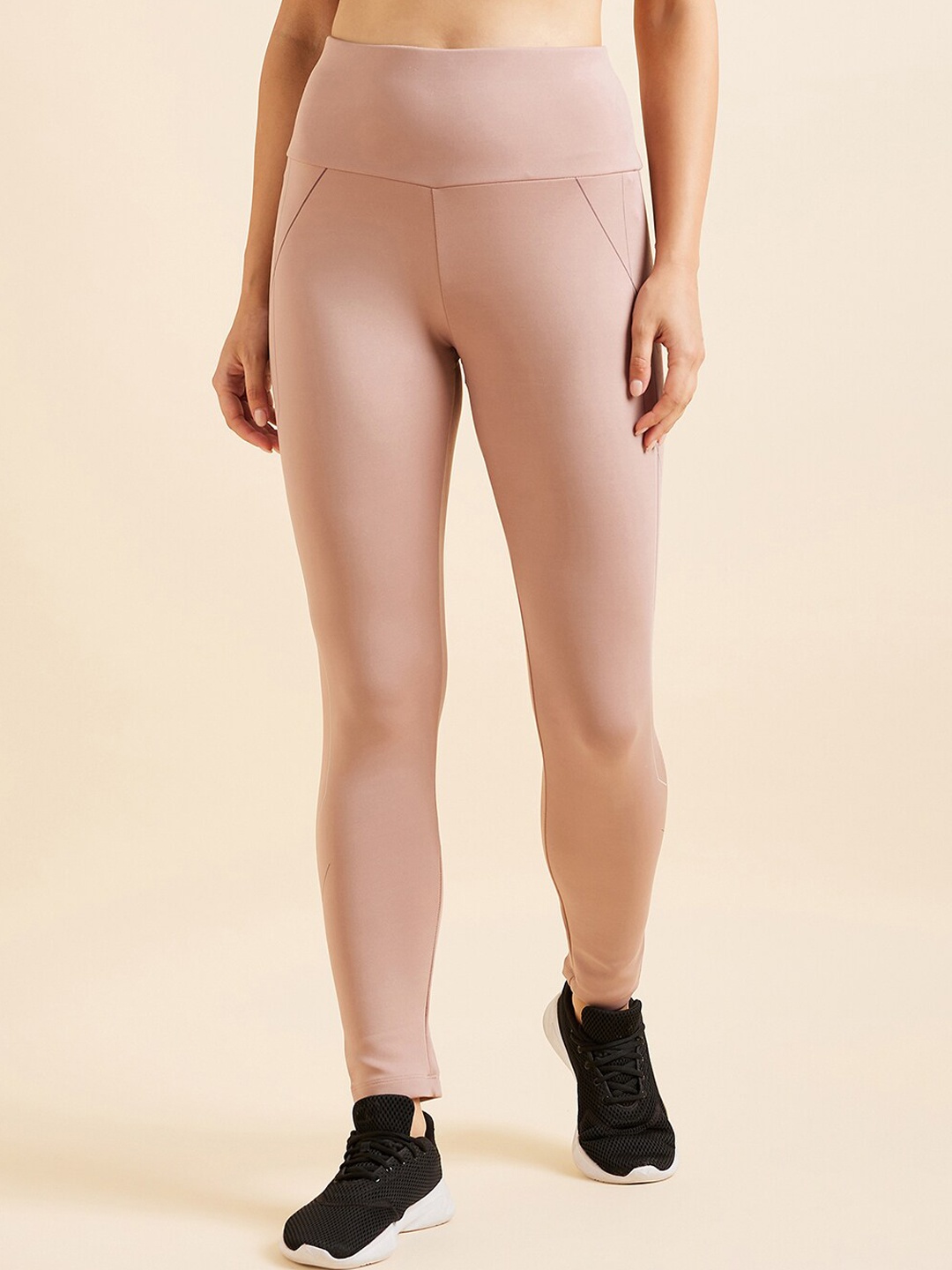

Sweet Dreams Women Beige Ankle Length Tights