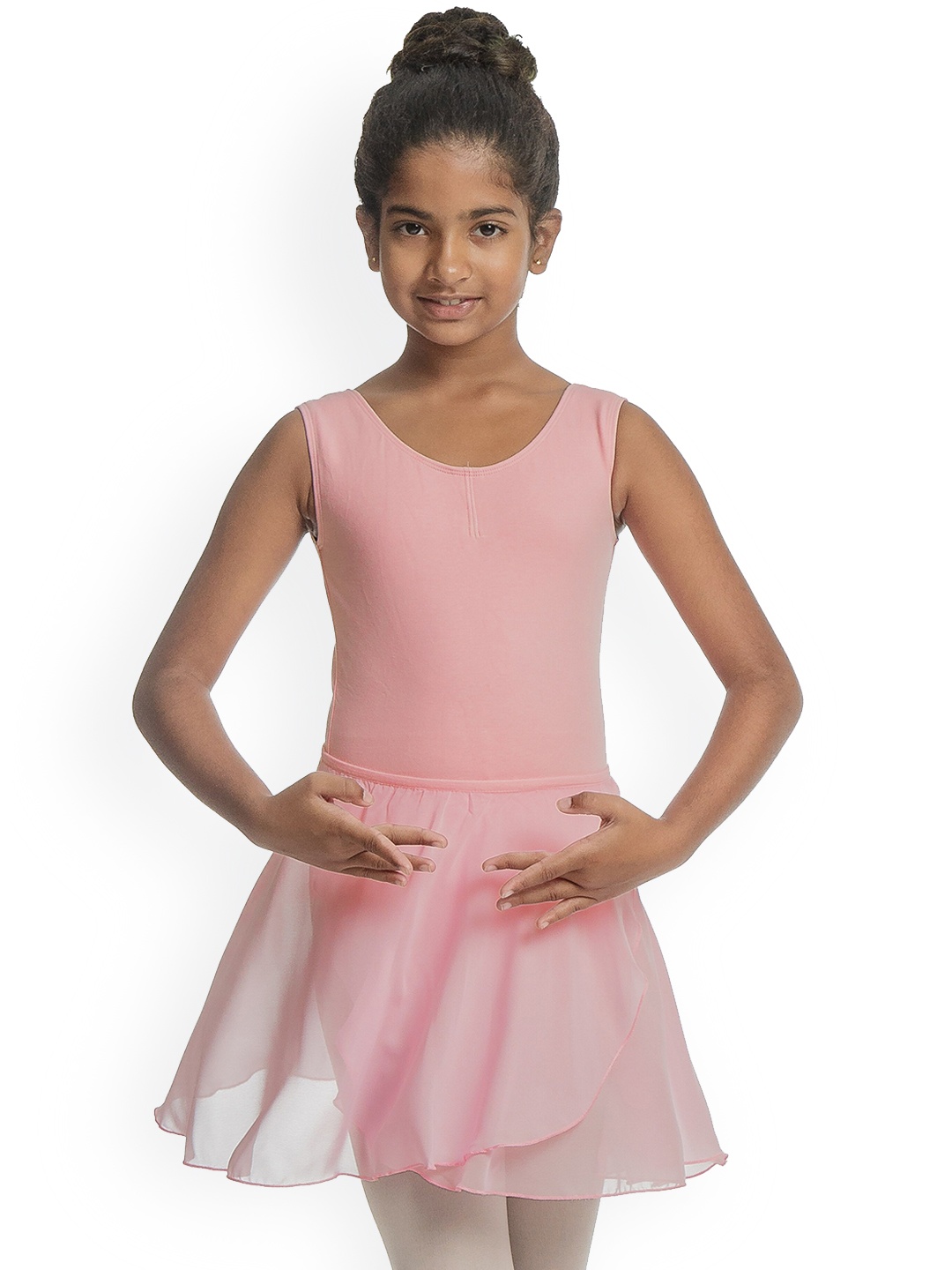 

IKAANYA Girls Ballet Tank Leotard Bodysuit, Pink
