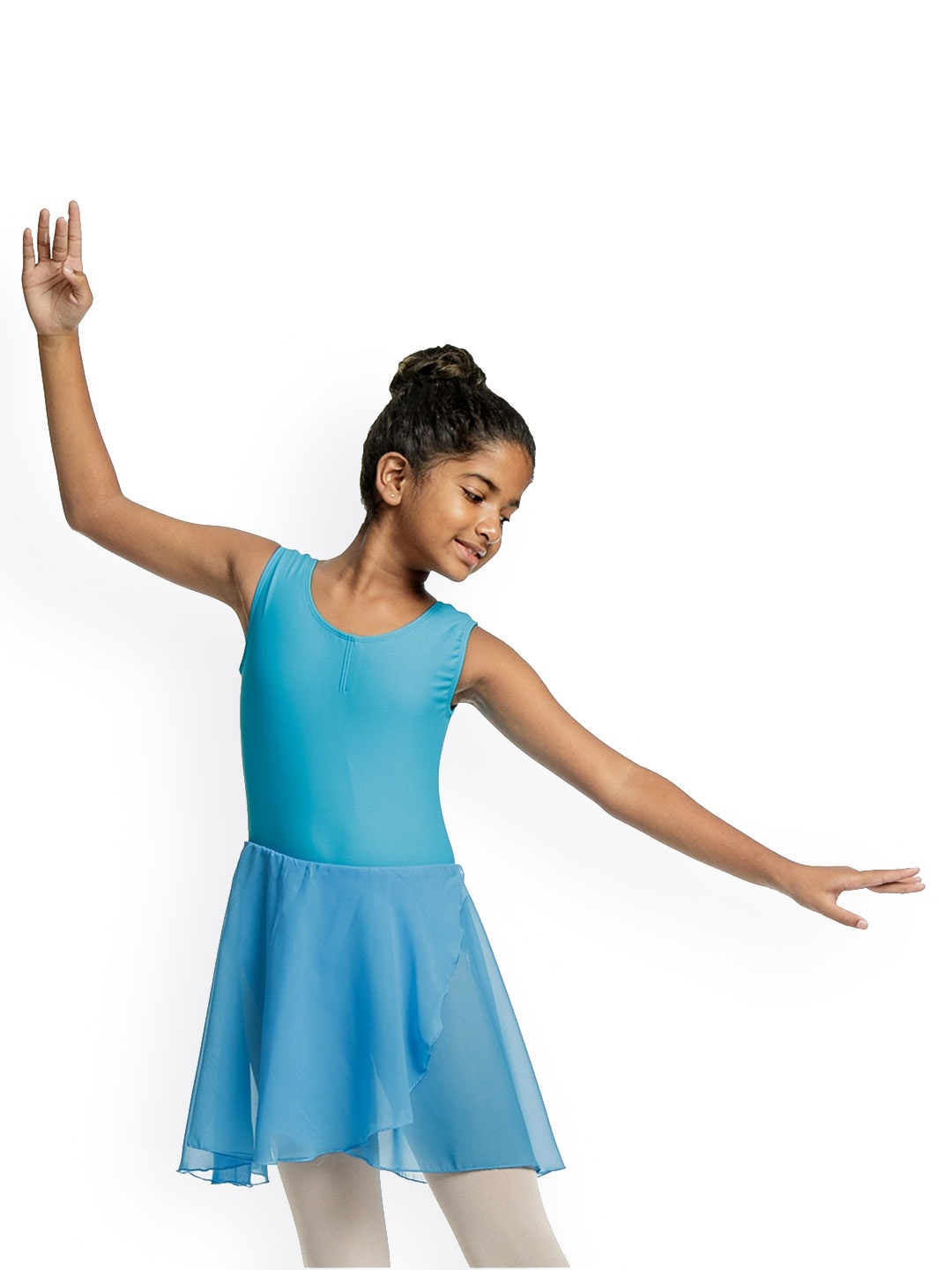 

IKAANYA Girls Ballet Tank Leotard Bodysuit, Blue