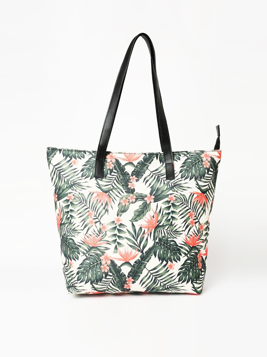 

DressBerry Floral Printed Structured Tote Bag, Multi