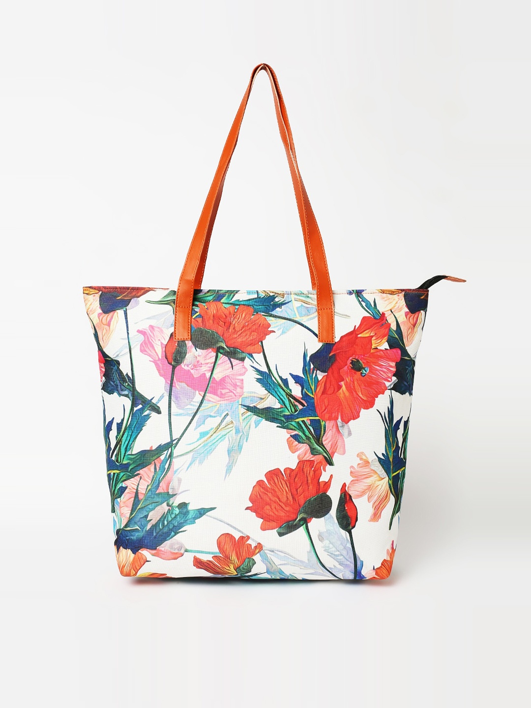 

DressBerry Floral Printed Structured Tote Bag, Multi