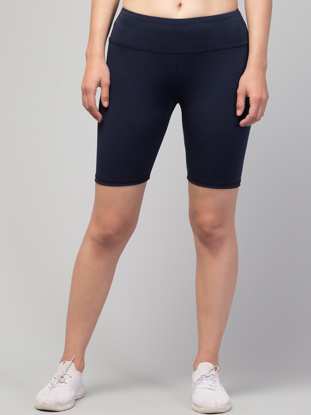 

Apraa & Parma Women Skinny Fit Cycling Sports Shorts, Navy blue