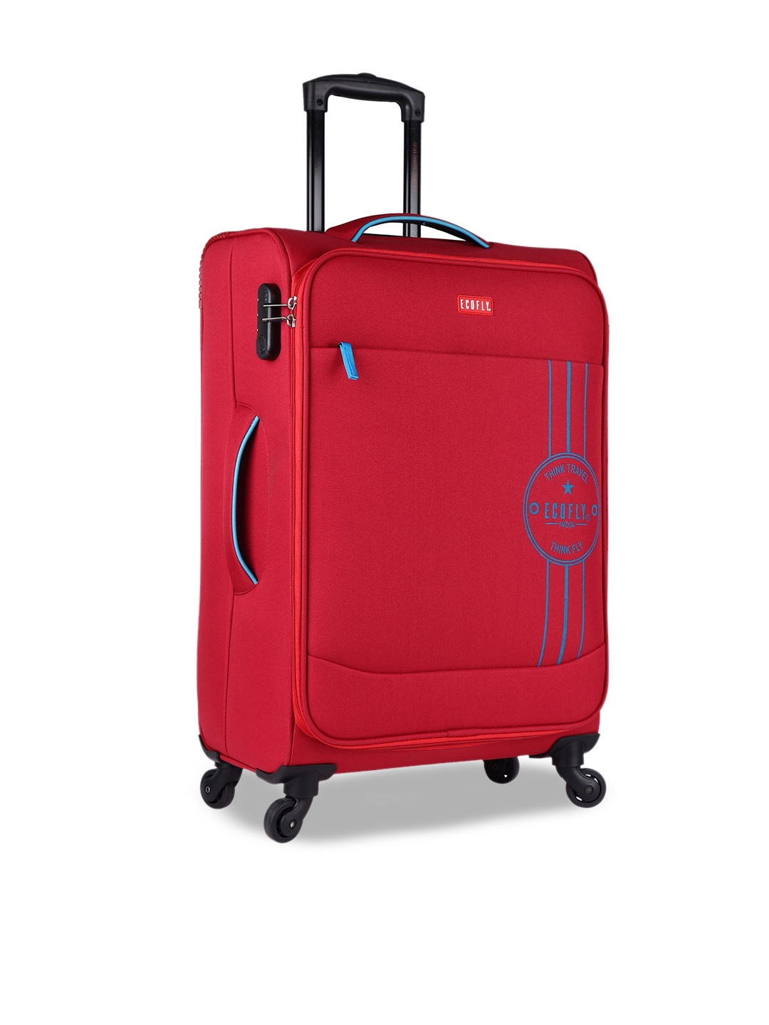 

fly Set Of 2 Soft-Case Trolley Bag, Red
