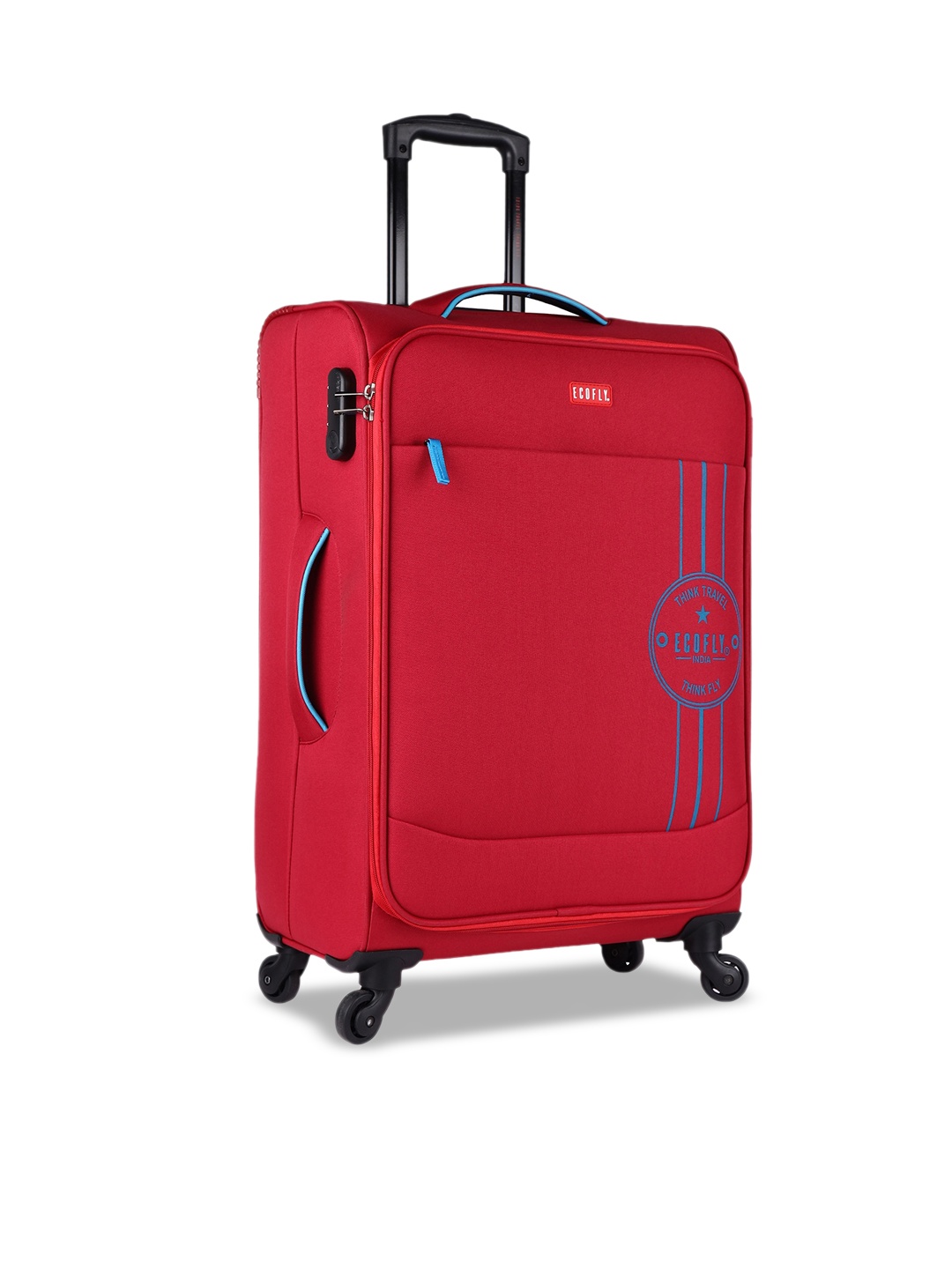 

fly Set Of 2 Soft-Sided Trolley Bags, Red