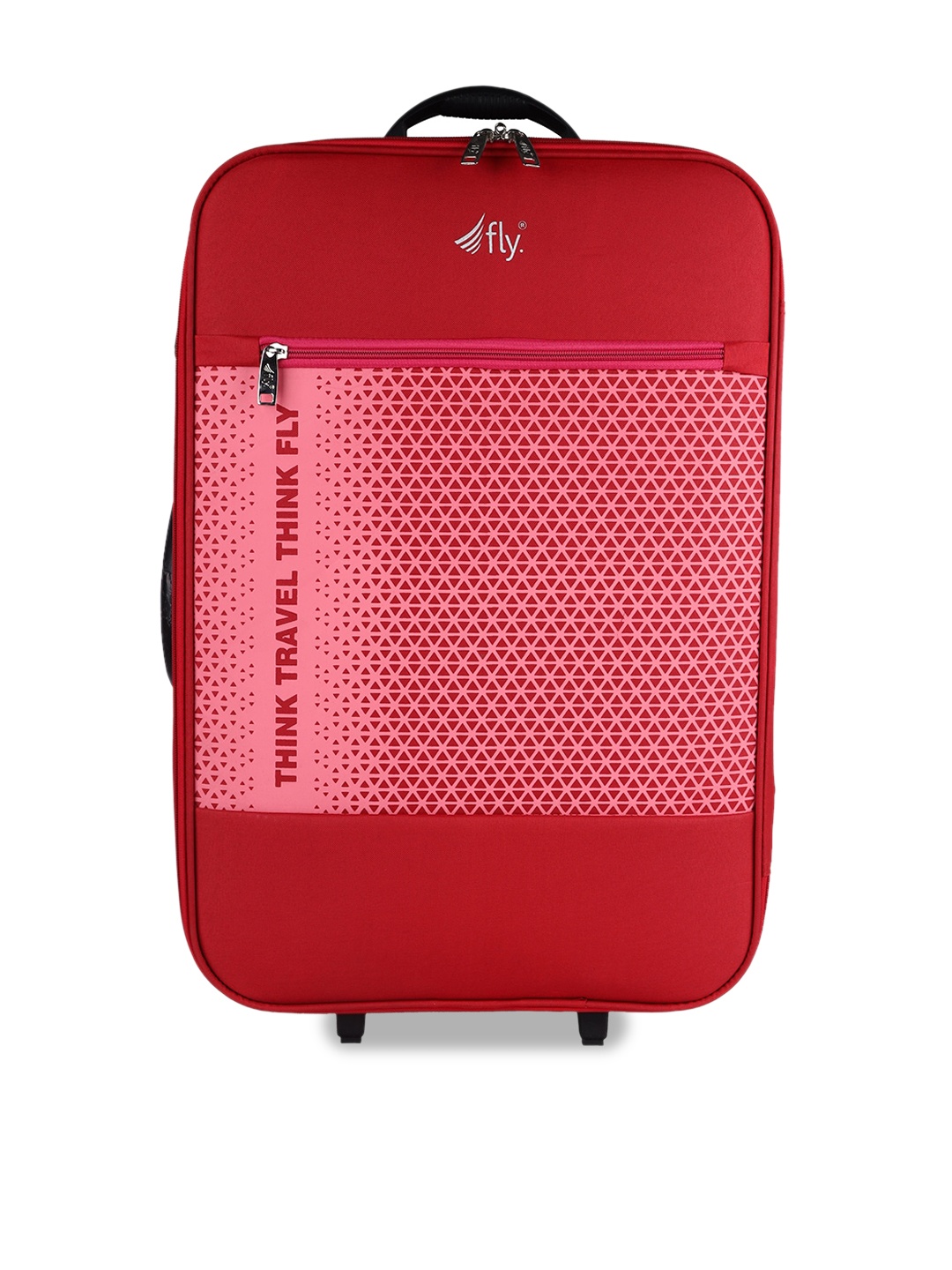 

fly Edge Set Of 2 Soft-Case Trolley Bags, Red