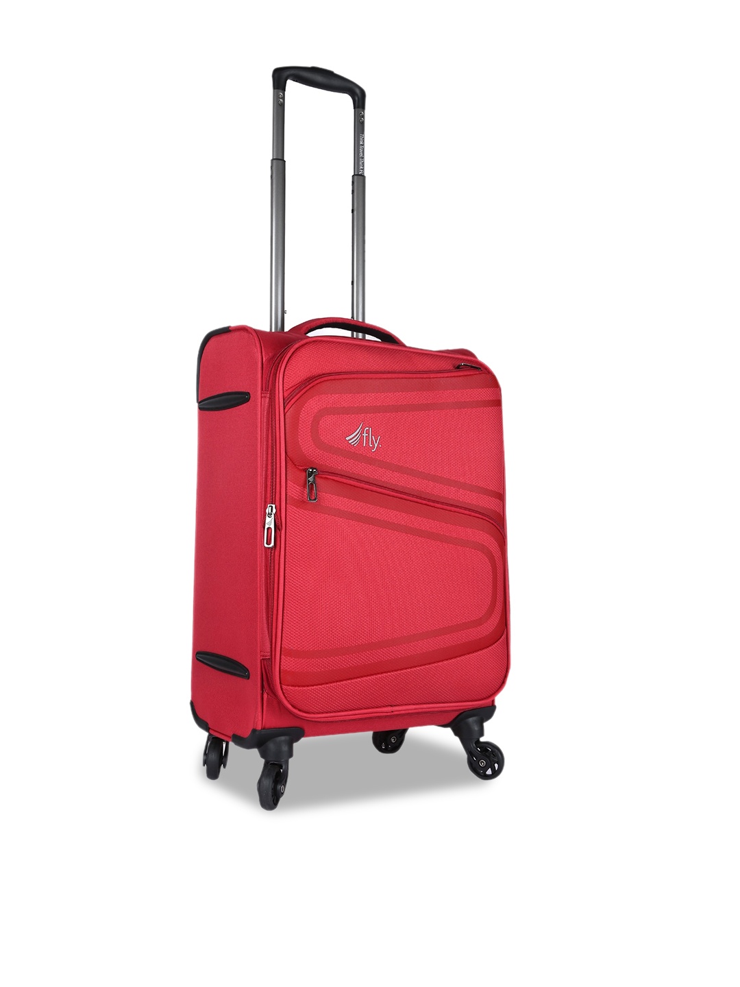 

fly Splash Set Of 2 Soft-Case Trolley Bags, Red