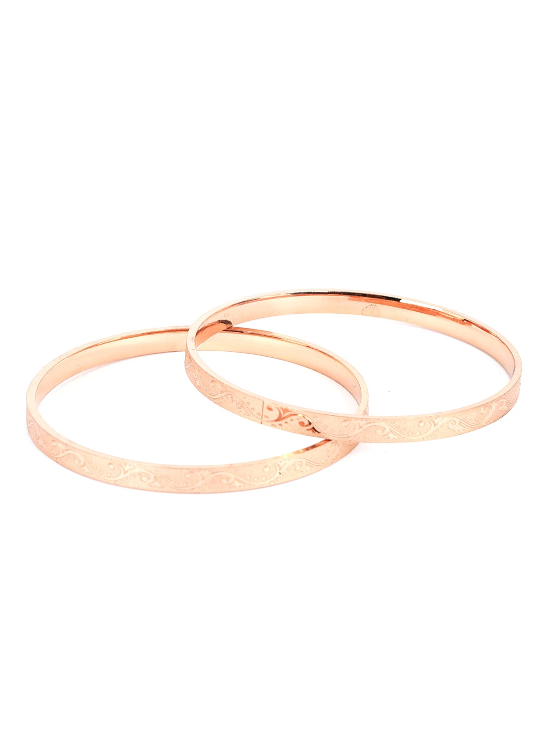 

Anouk Set Of 2 Rose Gold-Plated Bangles