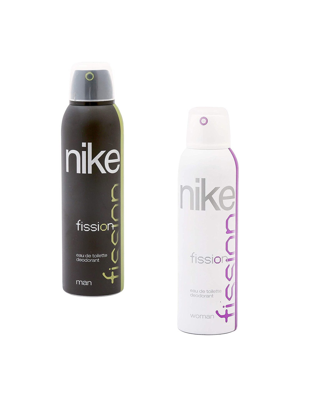 

Nike Set Of 2 Fission Eau De Toilette Deodorant - 200ml Each, White