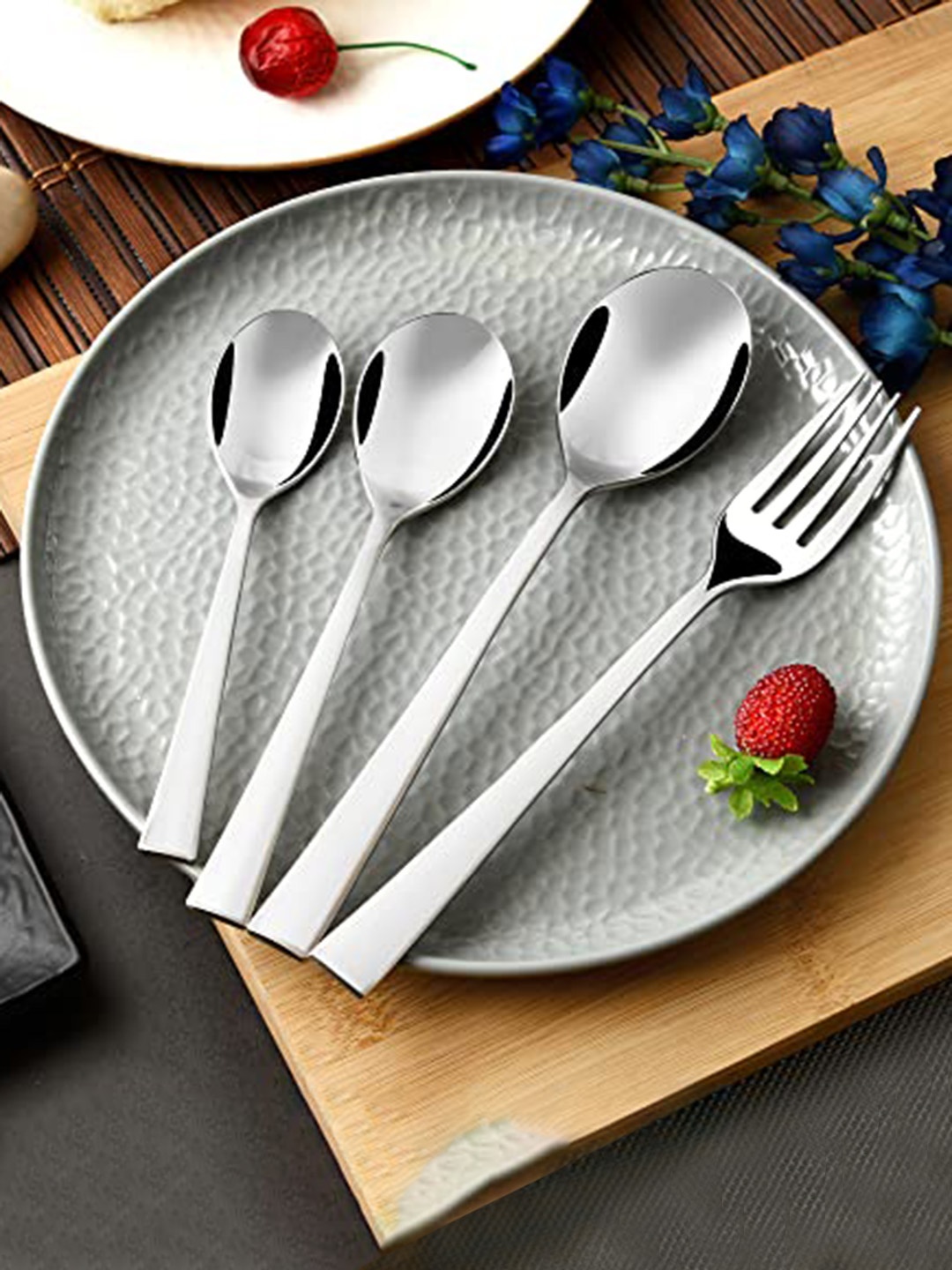 

FNS 24-Pcs Stainless Steel Cutlery Set With Stand