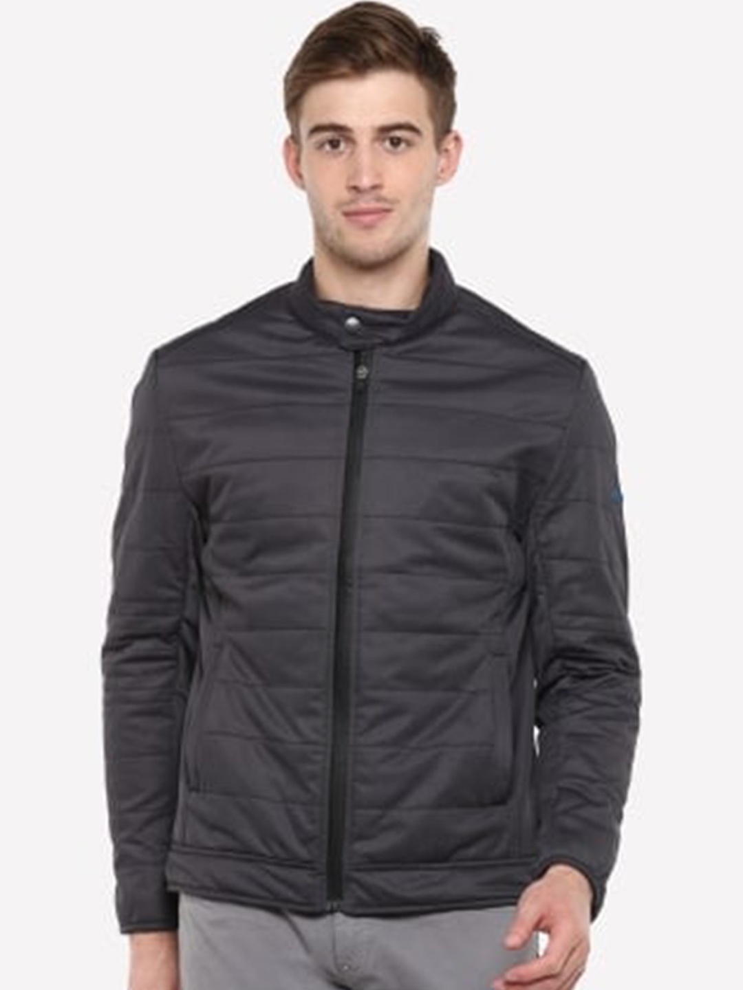 

Red Chief Men Lightweight Bomber Jacket, Black