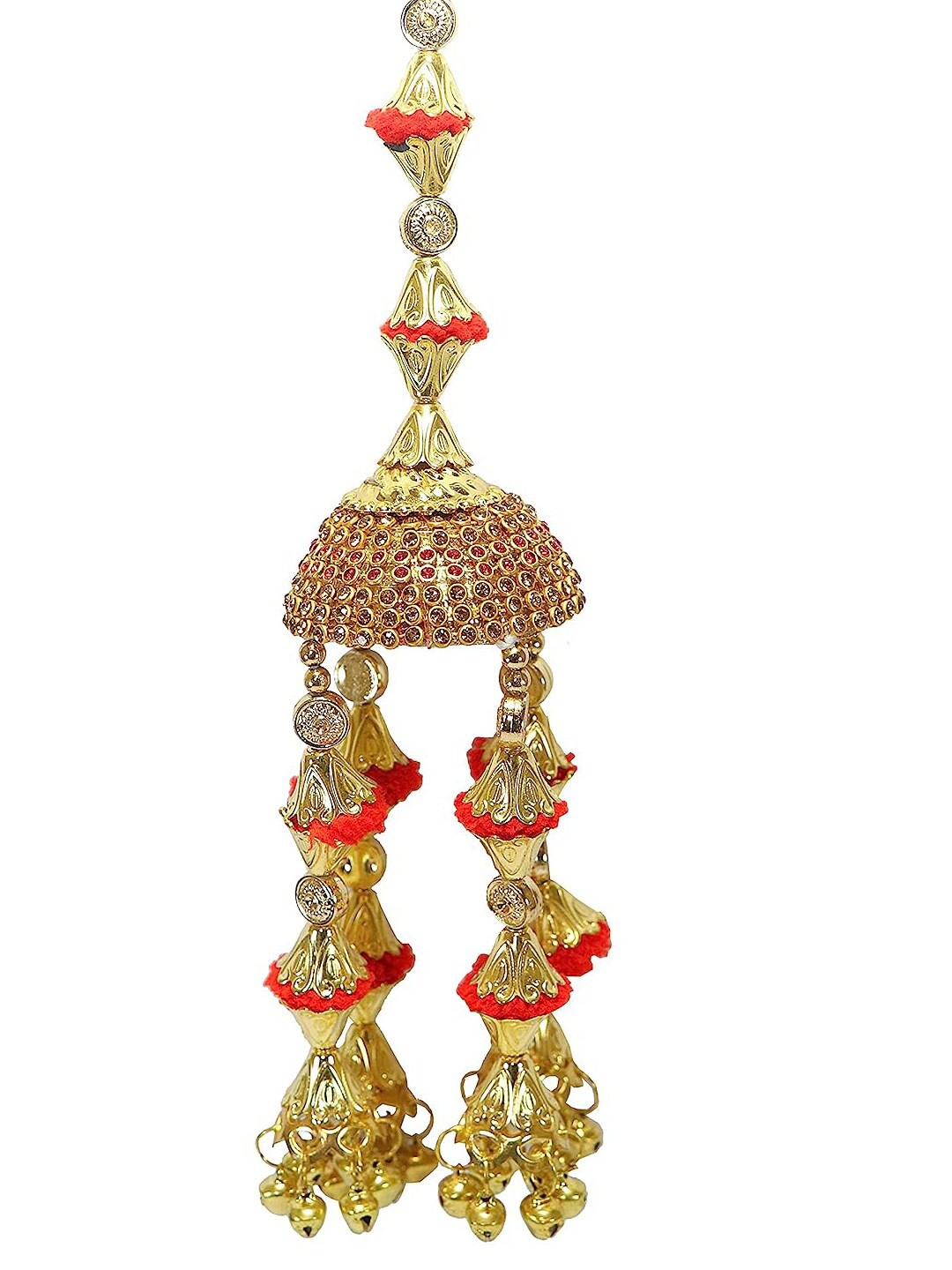 

NMII Set Of 2 Gold-Plated Stone-Studded Kaleeras