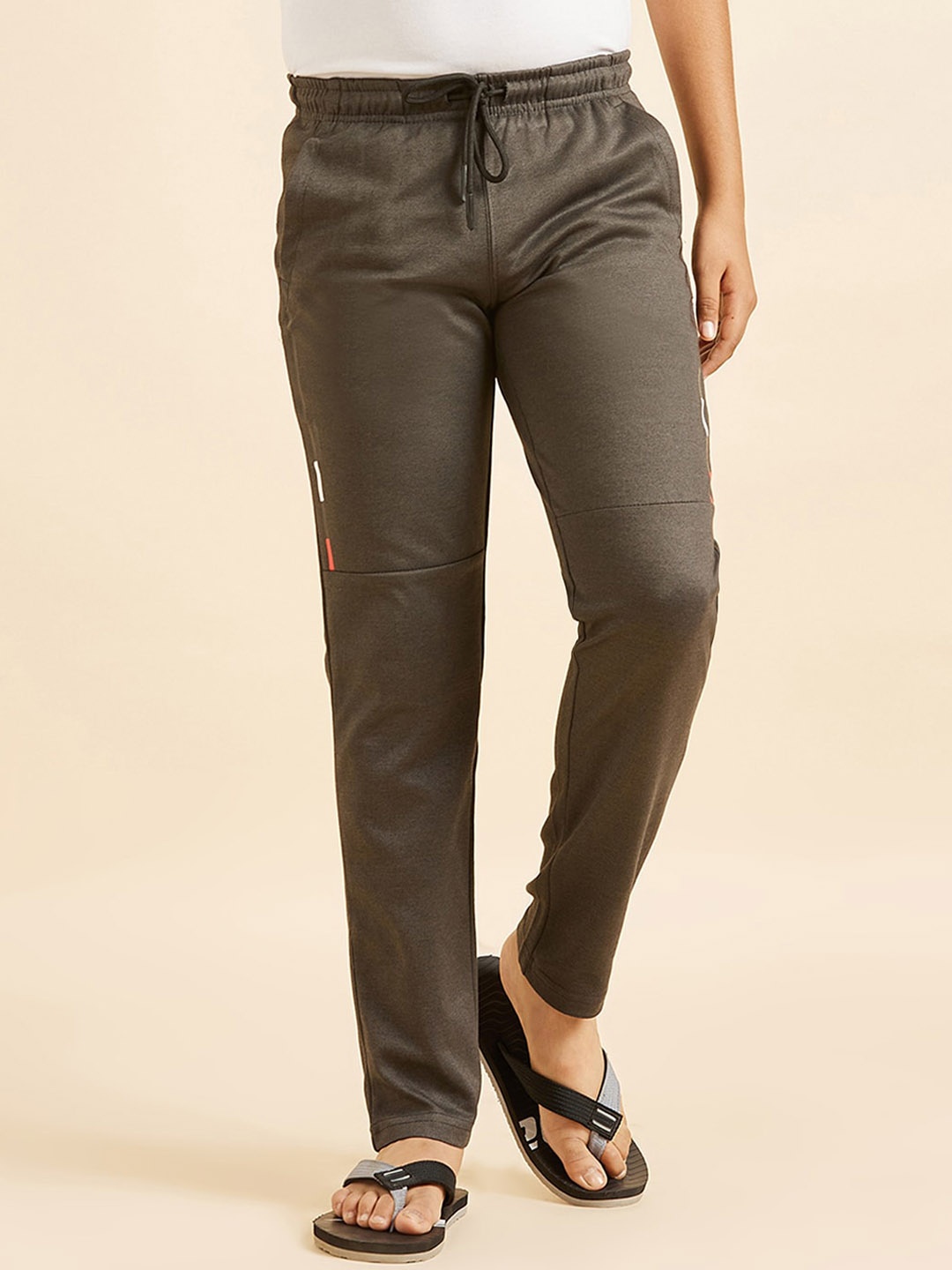 

Sweet Dreams Boys Charcoal Mid-Rise Straight Lounge Pants