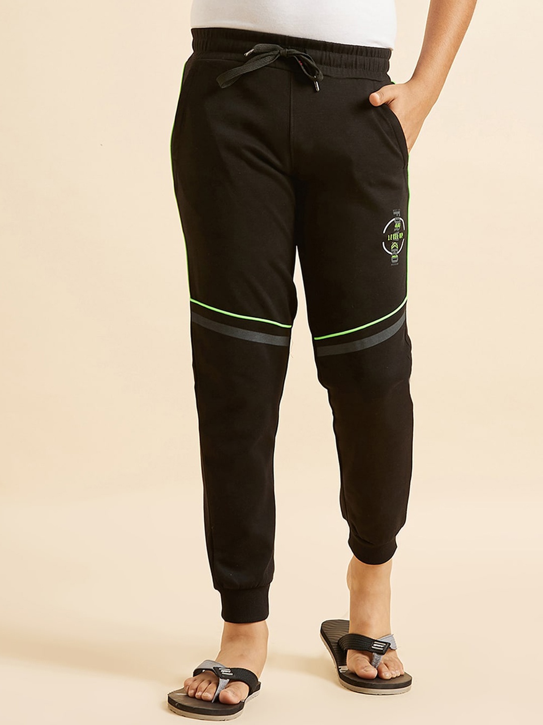 

Sweet Dreams Boys Black Mid-Rise Lounge Joggers
