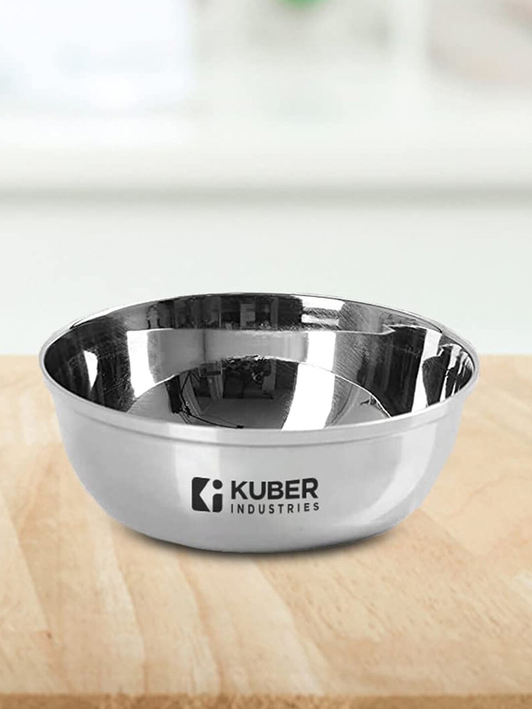 

Kuber Industries 6 Pieces Printed Stainless Steel Dishwasher Safe Glossy Bowls 200 ml Each