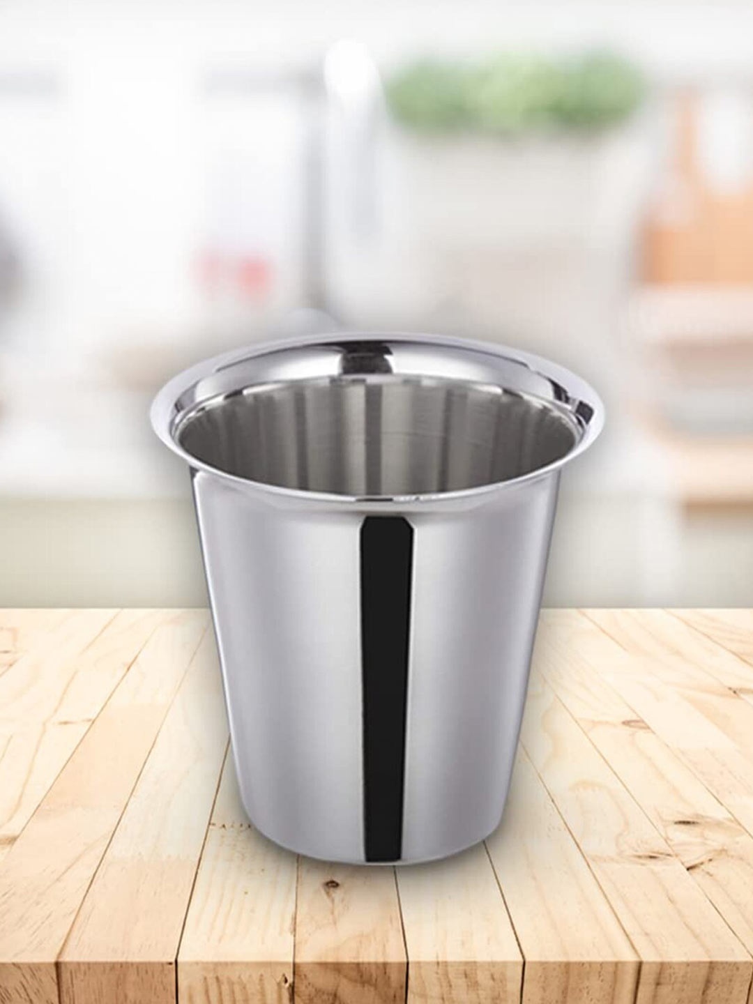 

Kuber Industries 6 Pieces Stainless Steel Glass 100ml, Silver