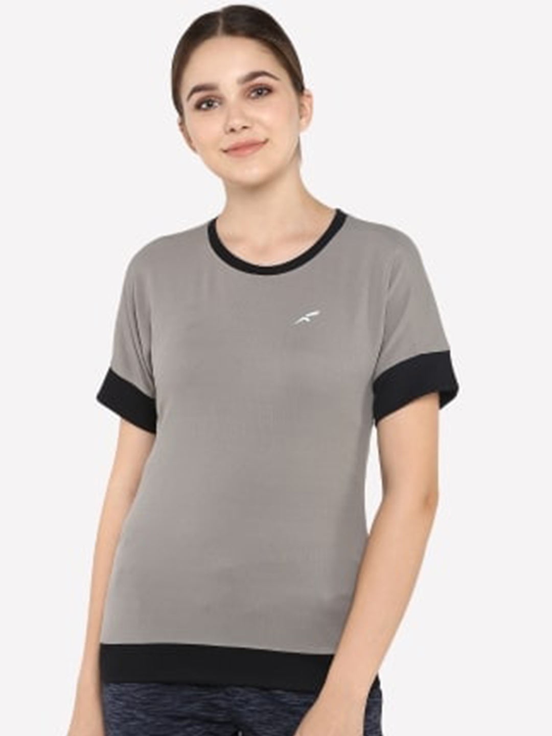 

FURO by Red Chief Women Grey Pockets T-shirt