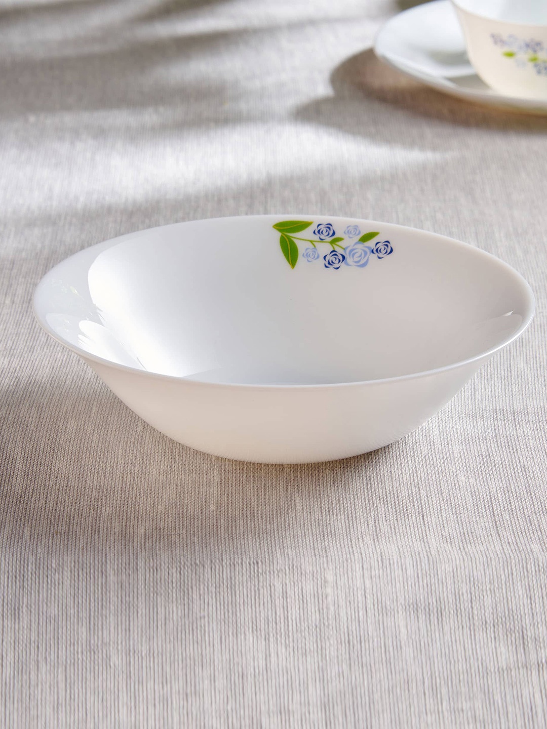

Home Centre Robin White Printed Serving Bowl 510ml