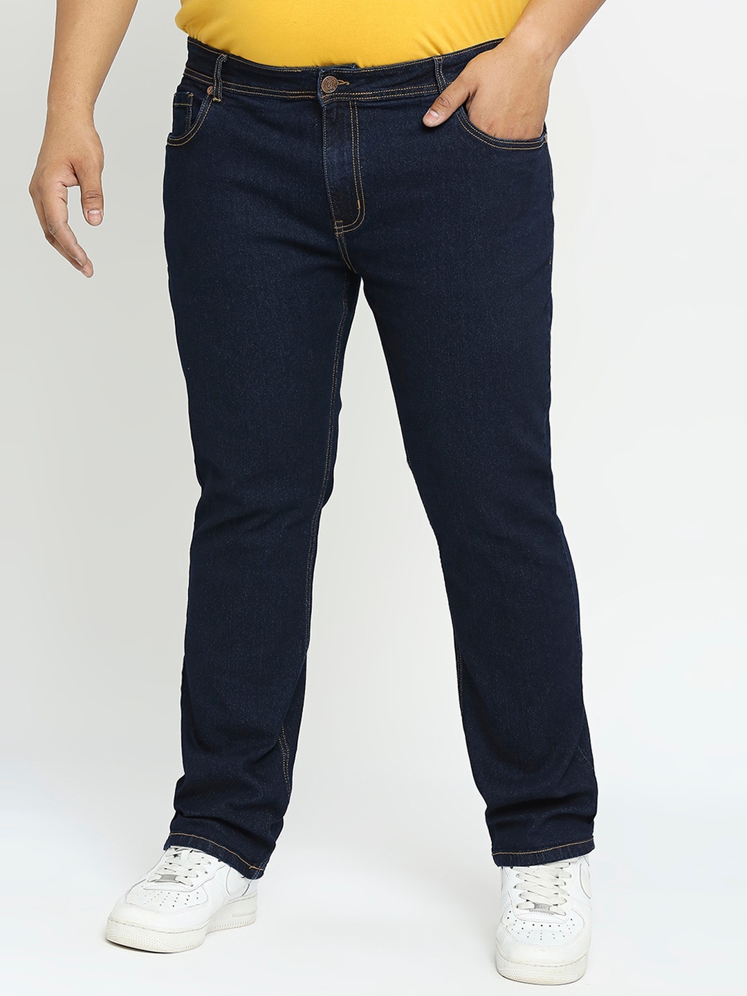 

Turning Blue Mens Plus Size Slim Fit Jeans