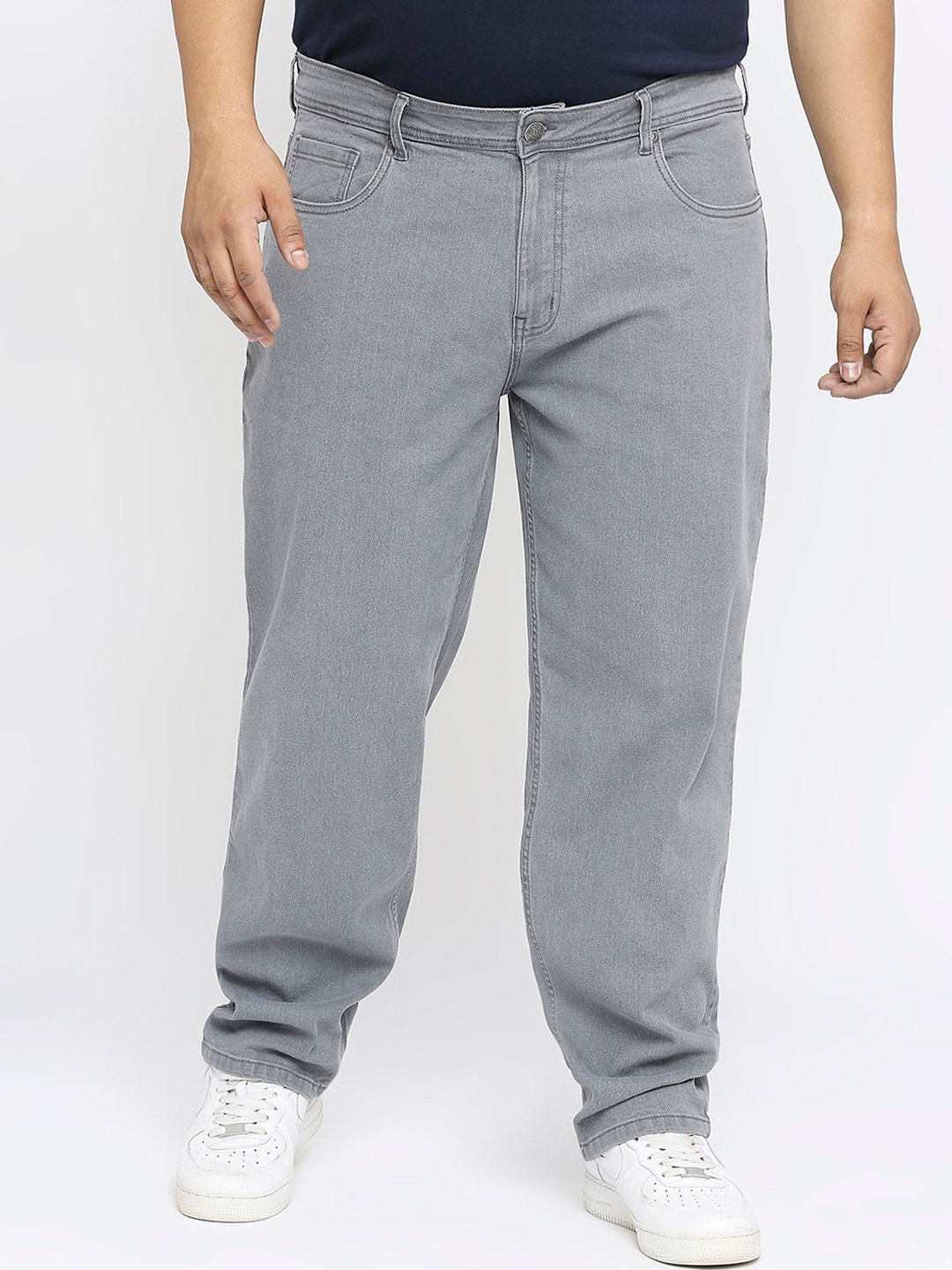 

Turning Blue Mens Plus Size Relaxed Fit Jeans, Grey