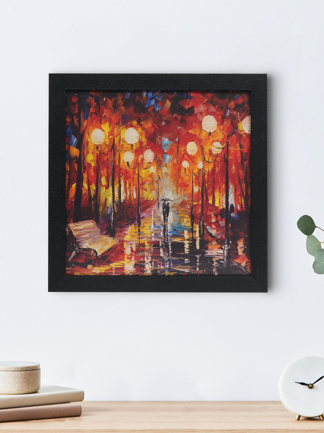 

Home Centre Pacific Aura Red & Yellow Wooden Printed Picture Wall Art