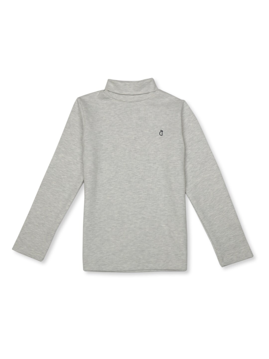 

Gini and Jony Boys Turtle Neck Long Sleeves Cotton Pullover, Grey