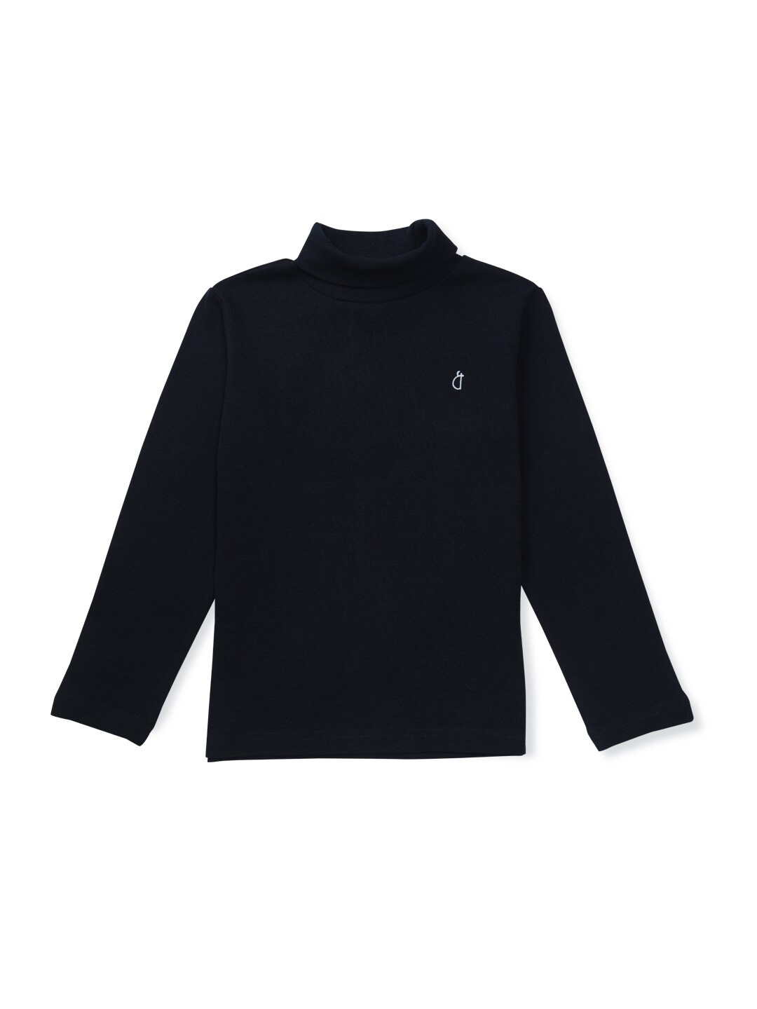 

Gini and Jony Girls Turtle Neck Cotton Pullover, Navy blue