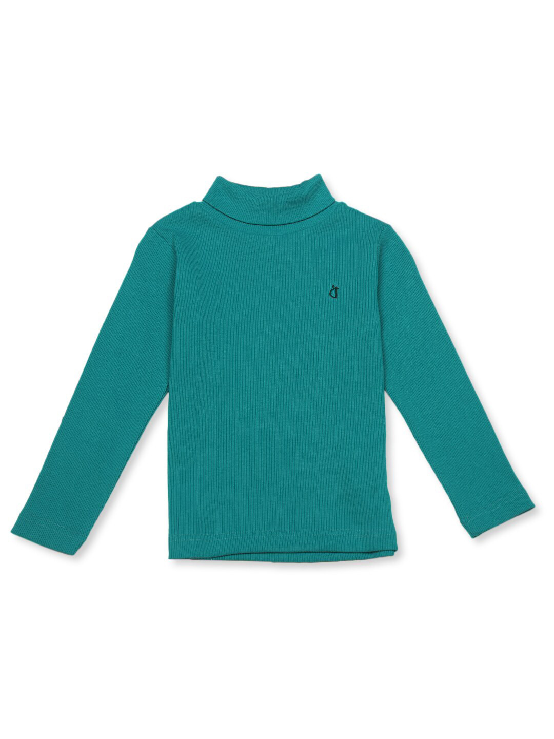 

Gini and Jony Boys Turtle Neck Cotton Pullover, Green
