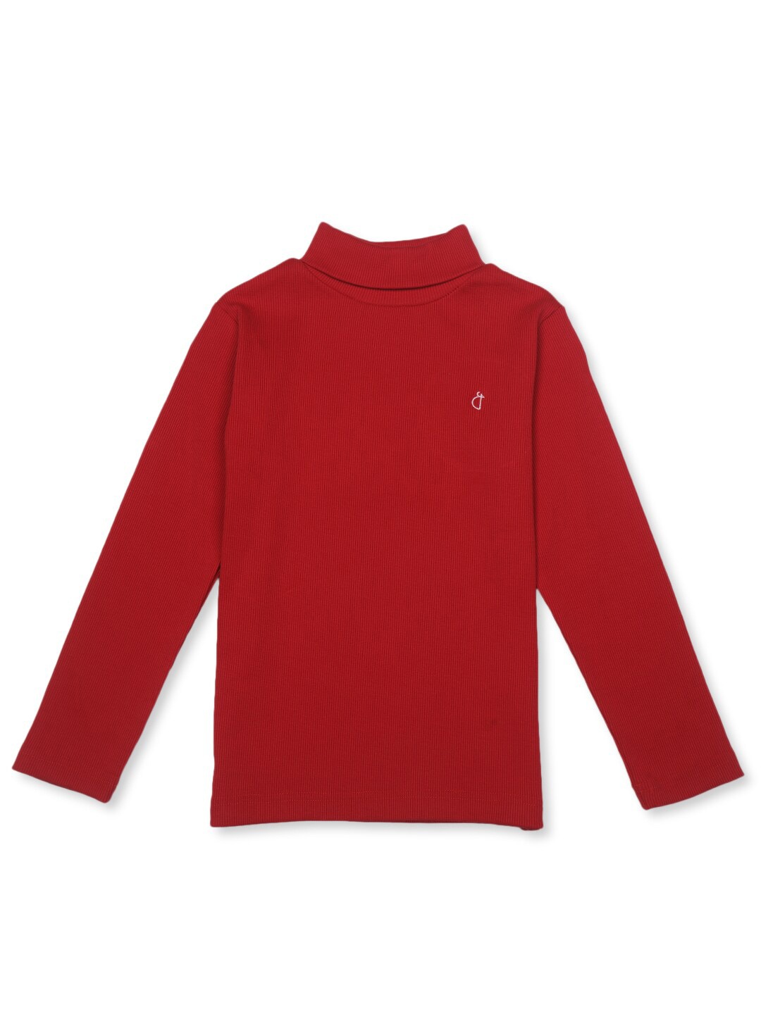 

Gini and Jony Boys Turtle Neck Long Sleeves Cotton Pullover, Red