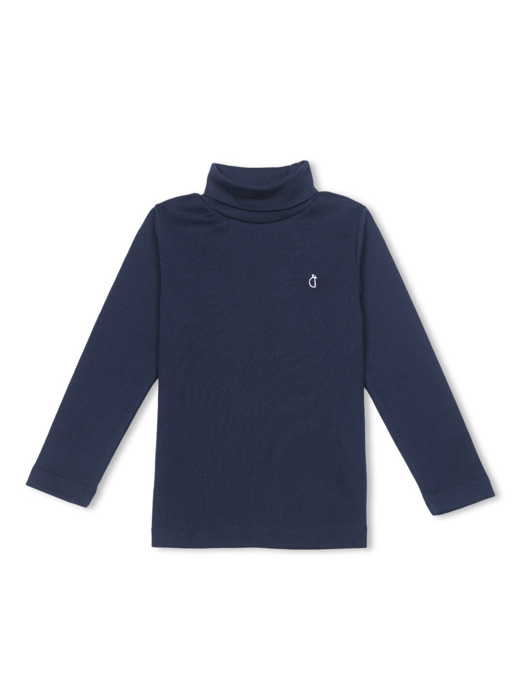 

Gini and Jony Boys Turtle Neck Cotton Pullover, Navy blue