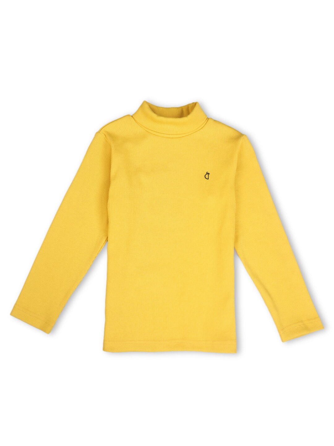 

Gini and Jony Boys Turtle Neck Long Sleeves Cotton Pullover, Yellow