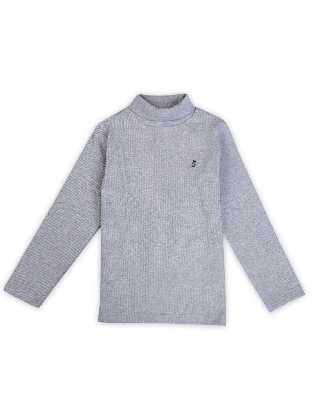 

Gini and Jony Boys Turtle Neck Cotton Pullover, Grey