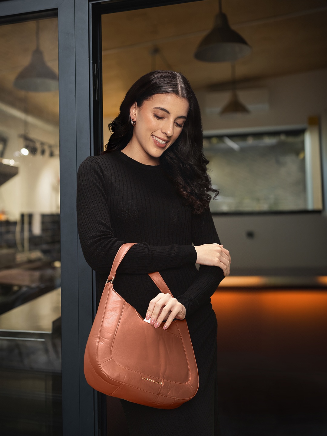 

Van Heusen Structured Hobo Bag, Brown