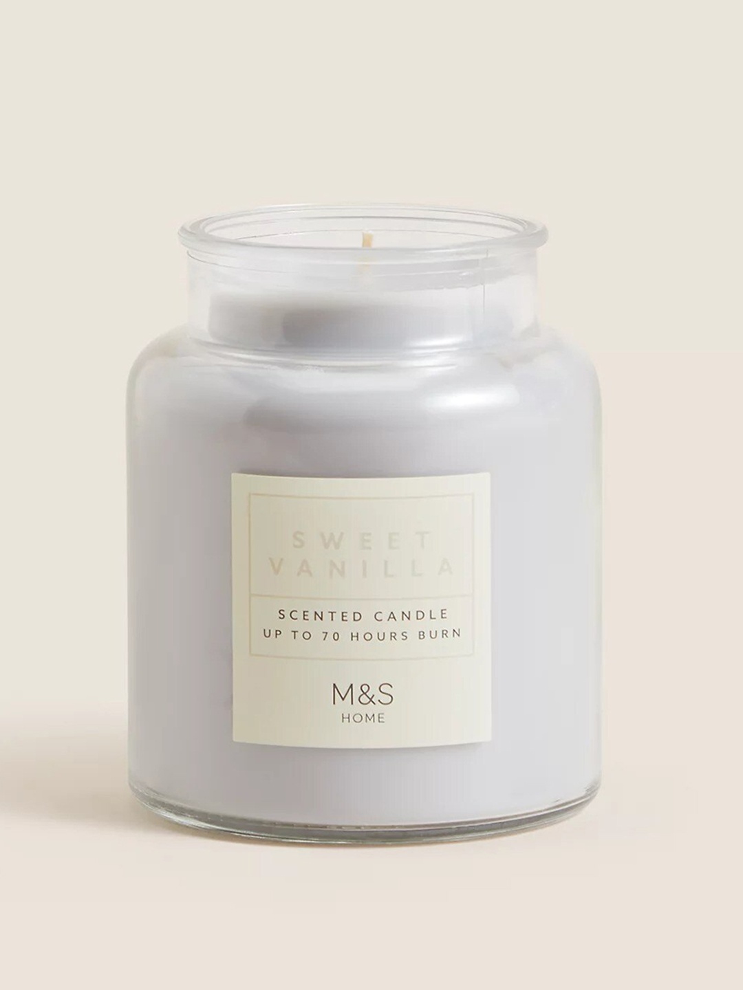

Marks & Spencer Grey Sweet Vanilla Glass Jar Candle