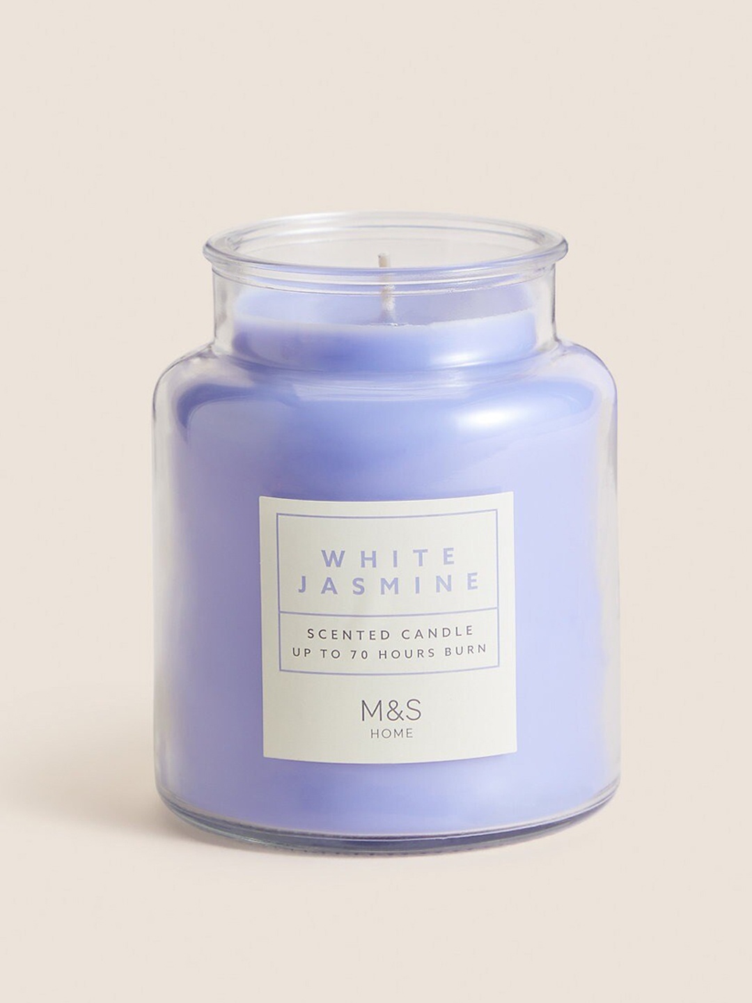 

Marks & Spencer Purple White Jasmine Glass Jar Scented Candle