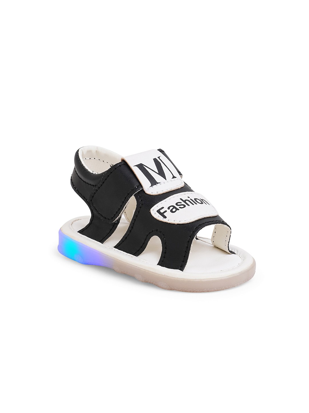 

CHiU Infants Printed LED Comfort Sandals, Black