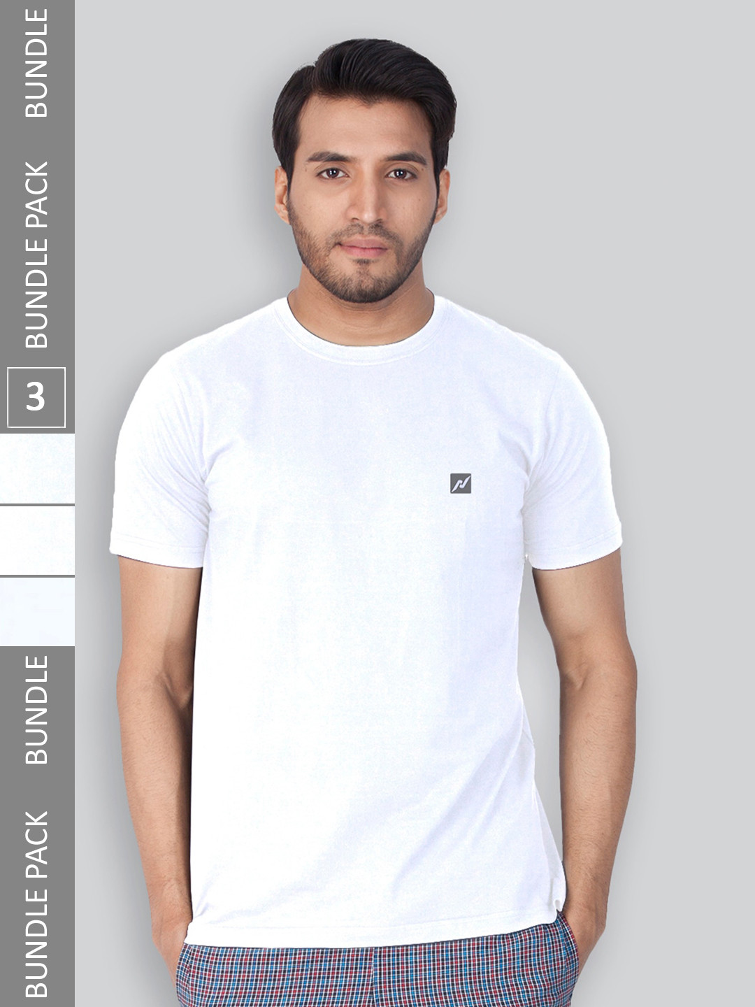 

LUX NITRO Pack Of 2 Anti Odour Lounge T-shirt, White