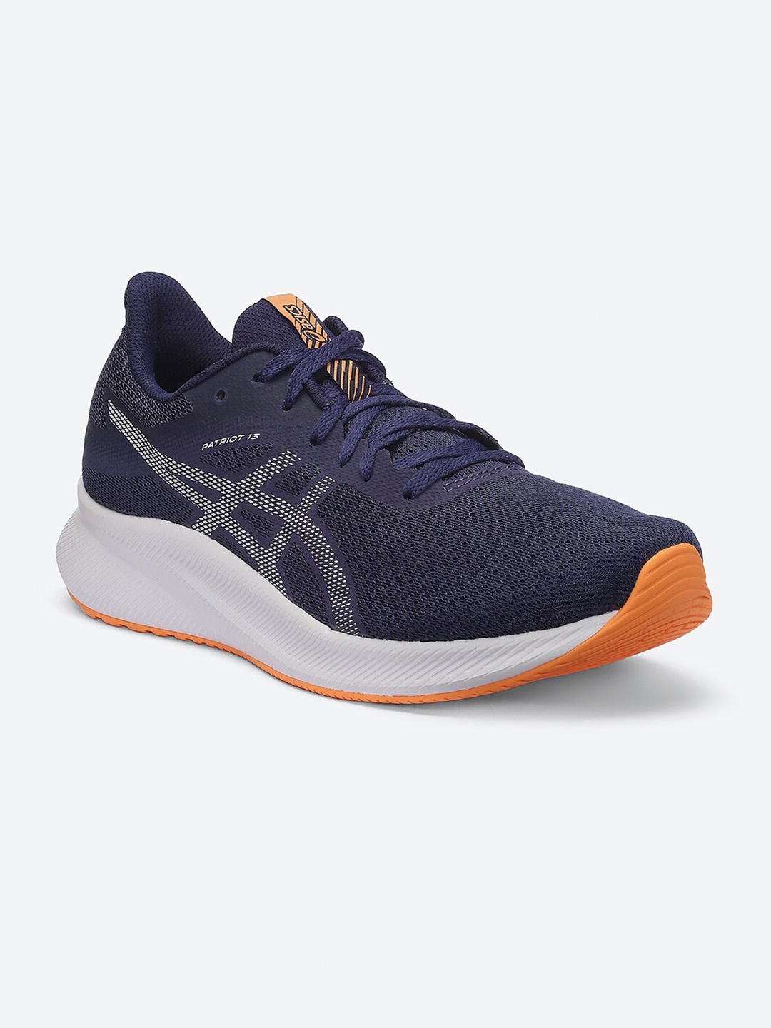

ASICS Men Patriot 13 Running Shoes, Navy blue