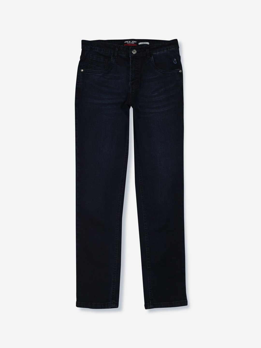 

Gini and Jony Boys Mid-Rise Jeans, Navy blue