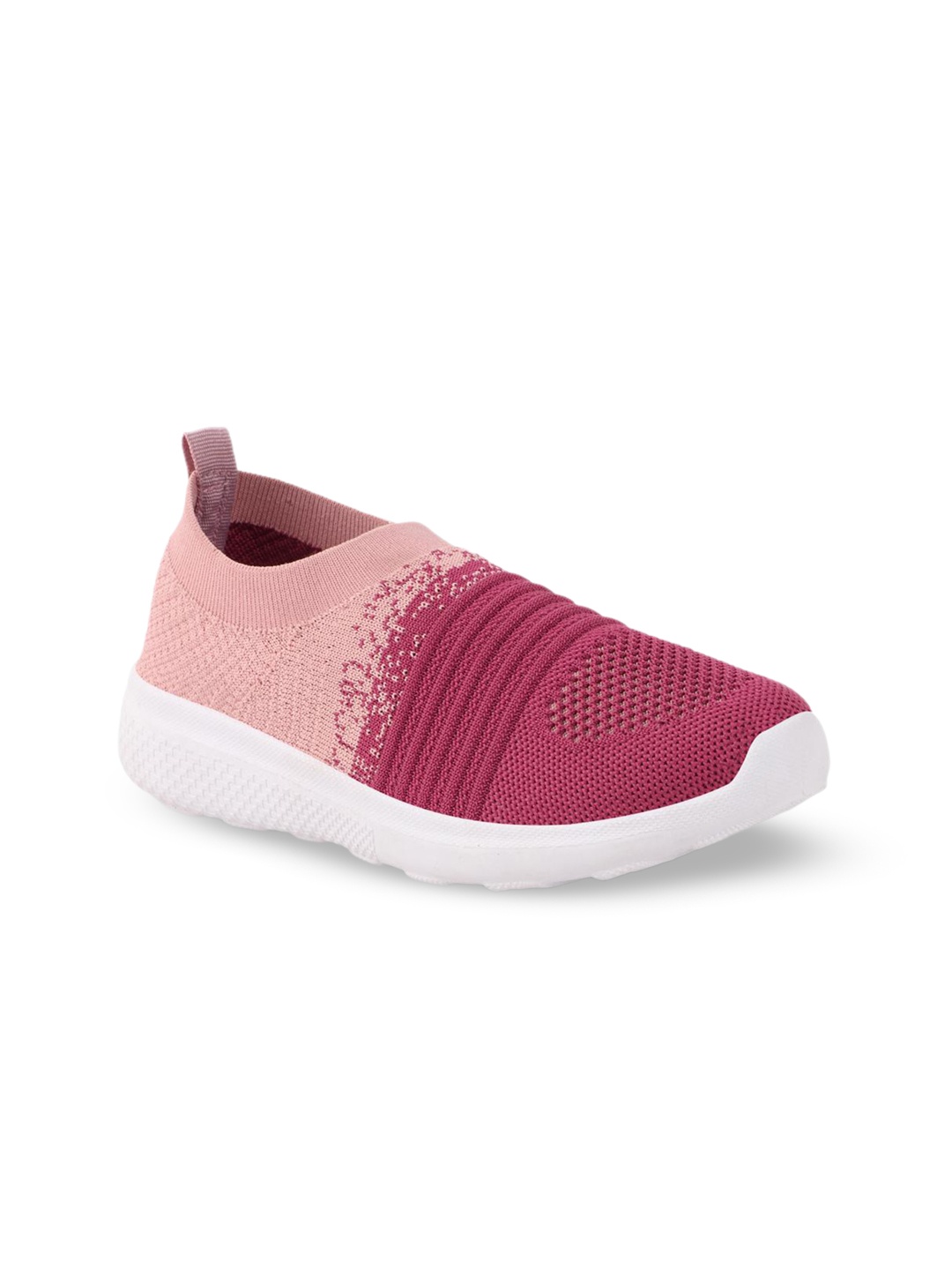 

OPHELIA Women Colourblocked Lightweight Slip-On Sneakers, Pink